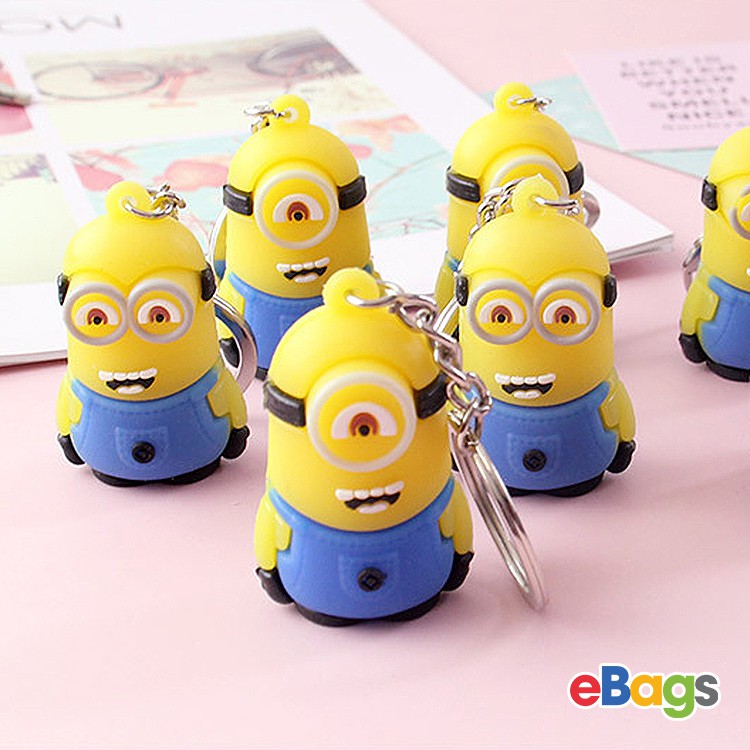 Phụ Kiện Móc Khóa Túi Xách Balo Nữ Minion Cực Đáng Yêu PK24