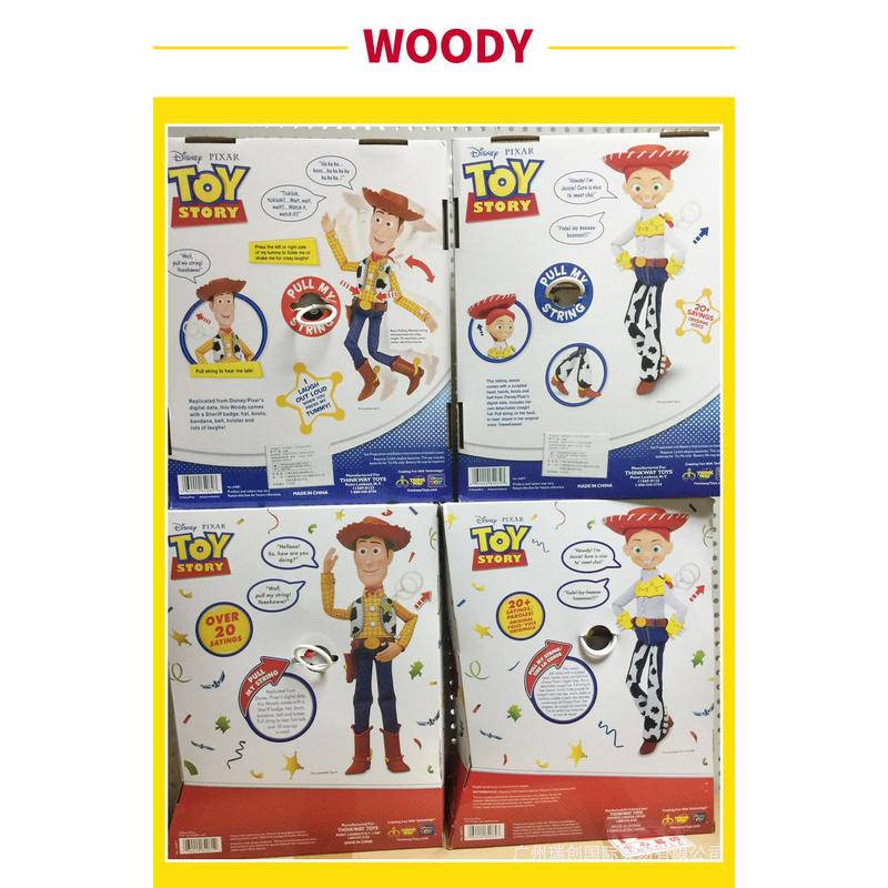 Mô Hình Nhân Vật Buzz Lightyear Woody Và Tris Có Đèn Và Âm Thanh Trong Phim Toy Story 4