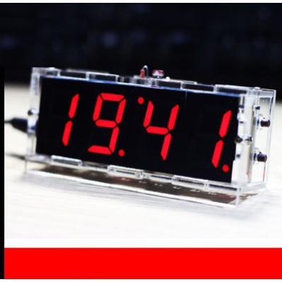 Bộ Lắp Ghép Đồng Hồ LED Sáng Đỏ
