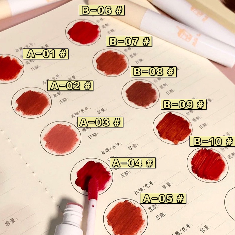 Năm Gói Son Bóng Trang Điểm Màu Sắc Truyện Tranh Với Bộ Son Lì Trơn Dành Cho Nữ Sinh Tiệc Tùng
