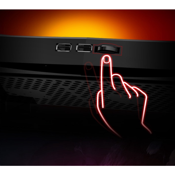 Đế tản nhiệt laptop macbook Nuoxi có 3, 6 quạt làm mát nhanh chống ồn đèn led gaming giúp tăng hiệu năng bảo vệ máy tính