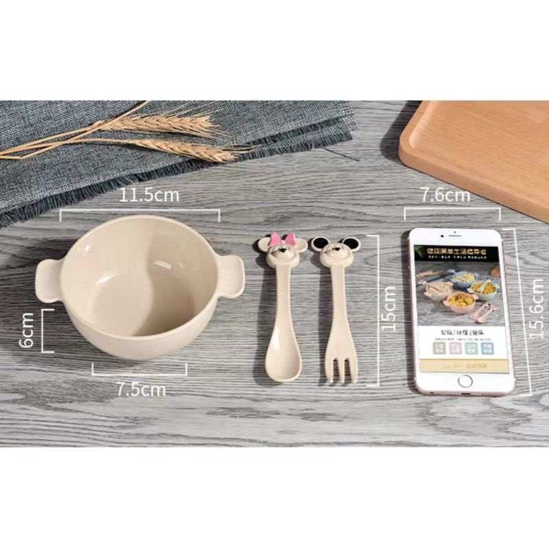 Bát ăn dặm lúa mạch kèm thìa nĩa, Ăn dặm chỉ huy blw