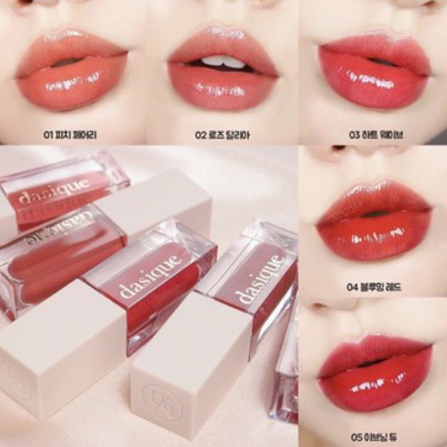 Son tint ẩm mượt - DASIQUE WATER GLOSS TINT