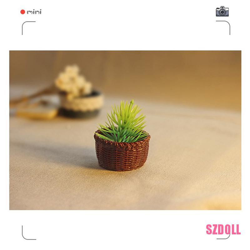 Mô Hình Giỏ Nhựa Mini Trang Trí Nhà Búp Bê 1/6 1/12