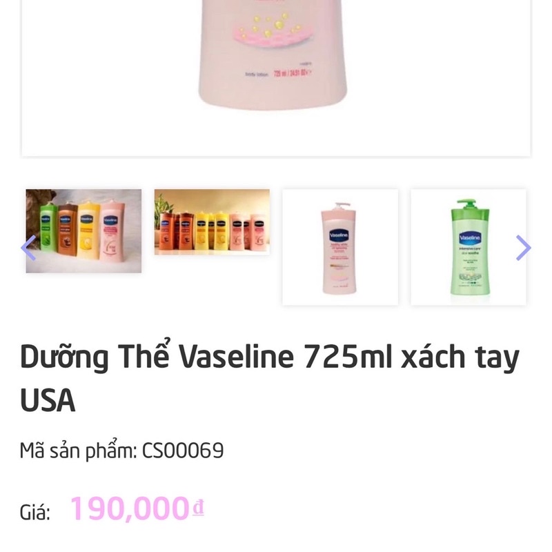 [TESTER] (Đọc kĩ mô tả) Sữa dưỡng thể Vaseline làm sáng da Healthy White UV Lightening