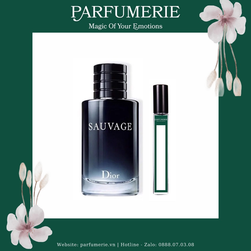 [Chiết chính hãng] Nước hoa nam Dior Sauvage EDT nam tính, lôi cuốn, phóng khoáng