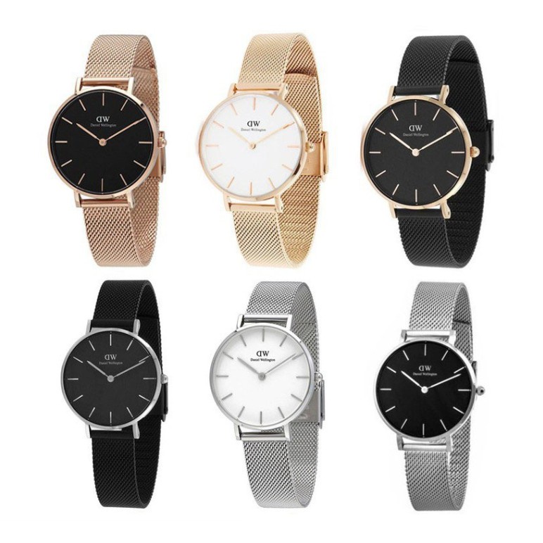 Đồng hồ nữ D.W Classic Petite Dây Mesh 32mm & 28mm - Hàng Chính Hãng