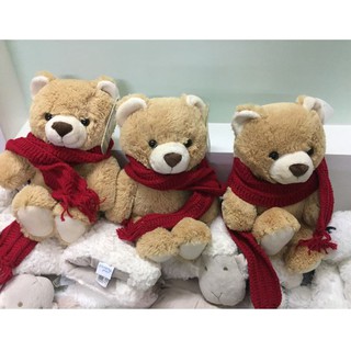 Gấu bông teddy cao cấp ossso 38cm tặng túi, khăn gấu