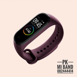 Combo dây đeo Mi Band 4 màu Đỏ Rượu Vang+ Miếng dán màn hình cao cấp