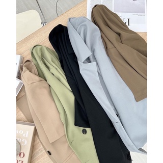 S5910 Set blazer mix short Audrey
