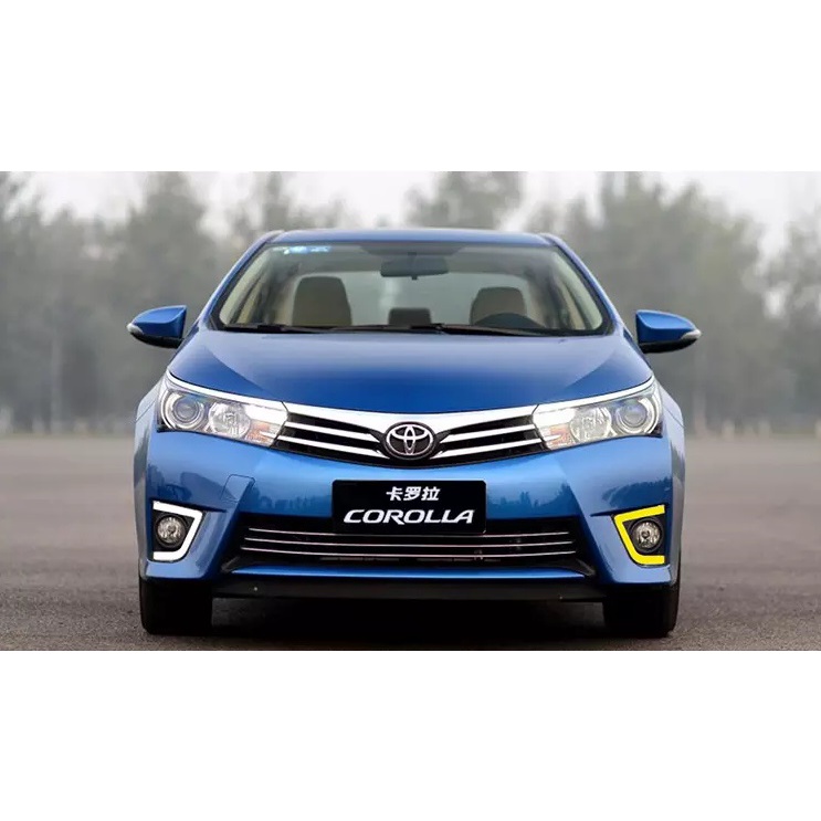 Led gầm trước Toyota corolla Altis  led day light led DRL tích hợp xi nhan 2 màu rất đẹp corolla đời 2014 2015 2016