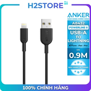 Cáp lightning anker powerline ii - dài 0.9m - a8432