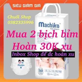 Bỉm quần Machiko đủ size M L XL 2XL 3XL 100 miếng (IB Shop để đc hoàn 30K xu)