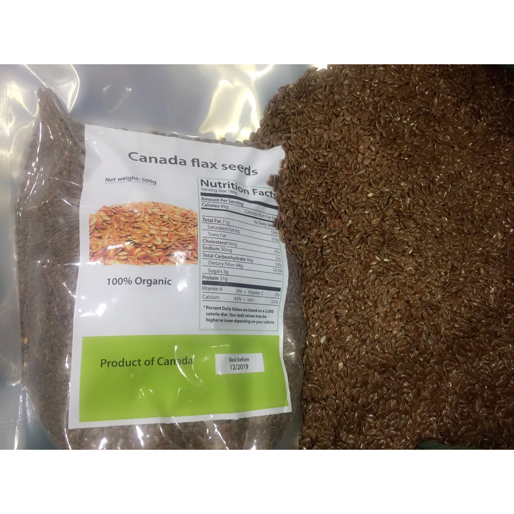 Hạt lanh canada ăn liền 500g | BigBuy360 - bigbuy360.vn