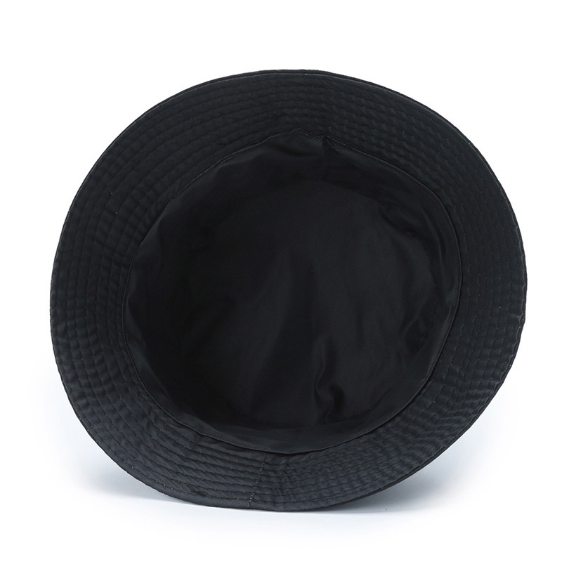 Mũ Bucket Basic Trơn Nam Nữ 2 Mặt Vải Mỏng Mịn Màu Đen Trắng - Nón Tai Bèo Unisex Cá Tính Mùa Hè