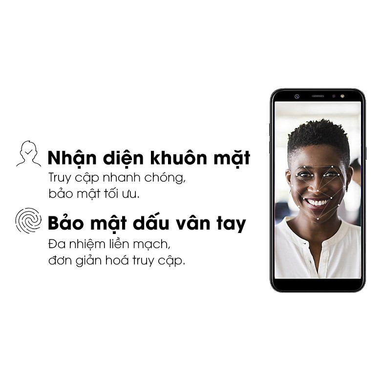Điện thoại Samsung Galaxy A6 2018 Ram 3GB/32GB Nguyên Zin bản Hàn chơi game liên quân freefire mượt - 2 sim Tiếng Việt