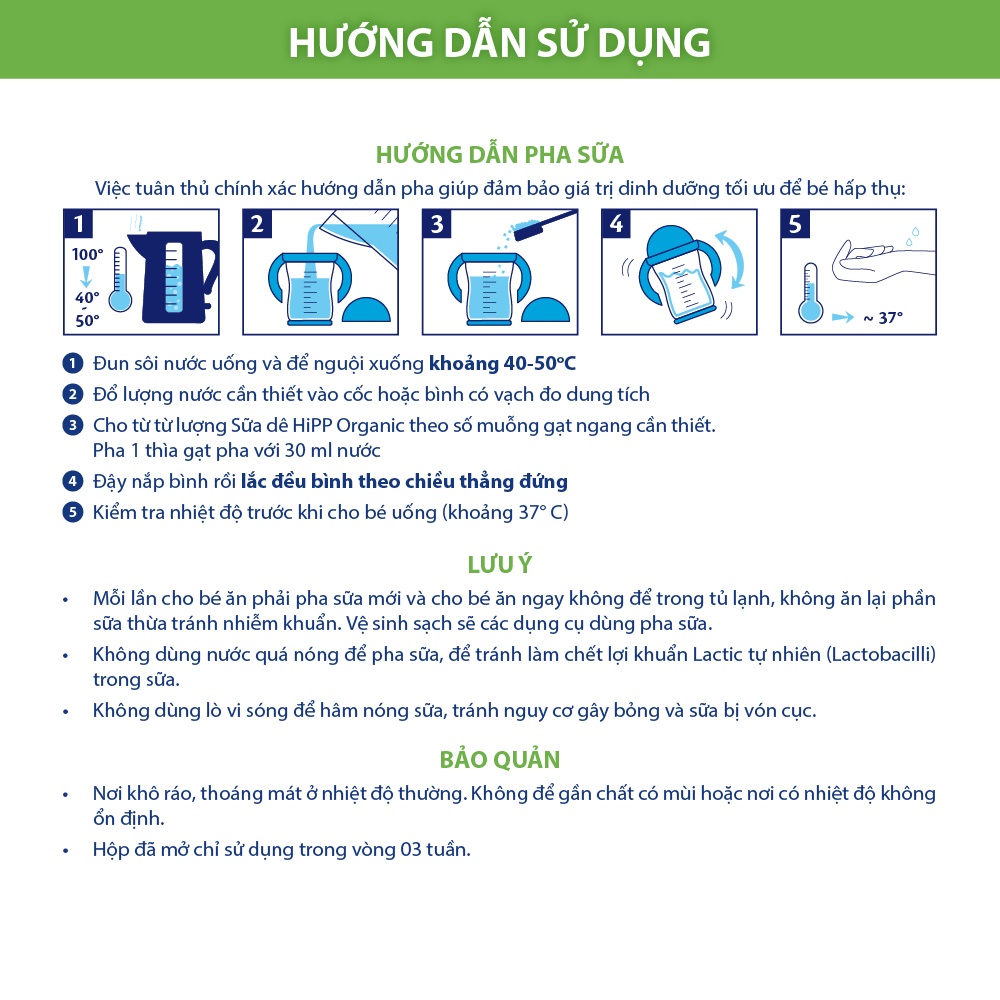 Sữa dê HiPP Organic 400g Số 1,2,3 Giúp Bé Phát Triển Chiều Cao, Trí Não, Tăng Cường Hấp Thu - 1 Đổi 1 Nếu Lỗi NSX