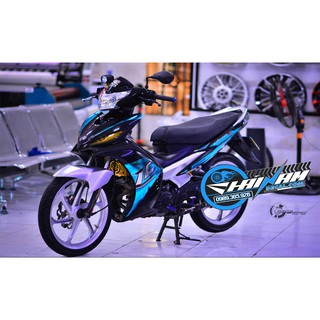 Tem Trùm Exciter 135 Xanh Đen Tốc Độ