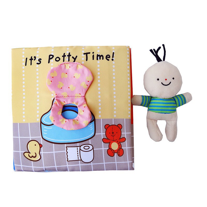 Sách Vải - It's Potty Time - Hướng Dẫn Bé Kỹ Năng Đi Vệ Sinh