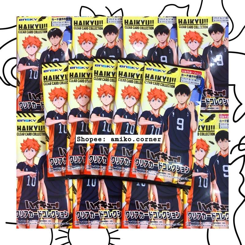 [Hàng có sẵn] Pack card random Haikyuu hàng chính hãng