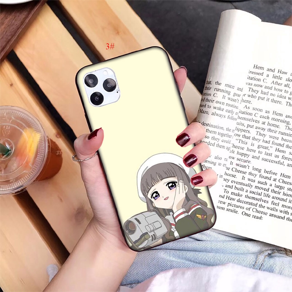 Ốp điện thoại mềm họa tiết hoạt hình Thủ Lĩnh Thẻ Bài Sakura cho iPhone XR XS Max 11 Pro Max