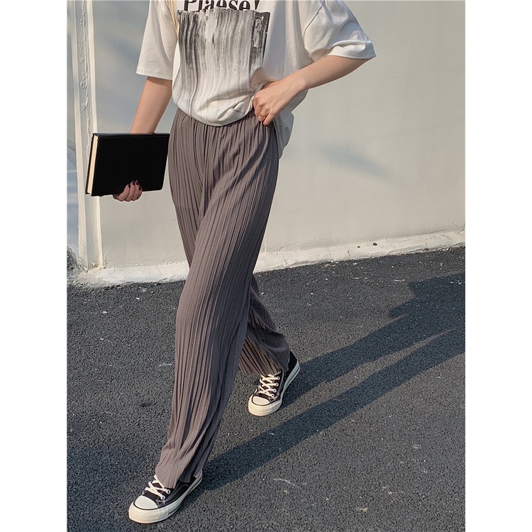 Quần Dài Ống Rộng Lưng Cao Tôn Dáng Hợp Thời Trang 49258