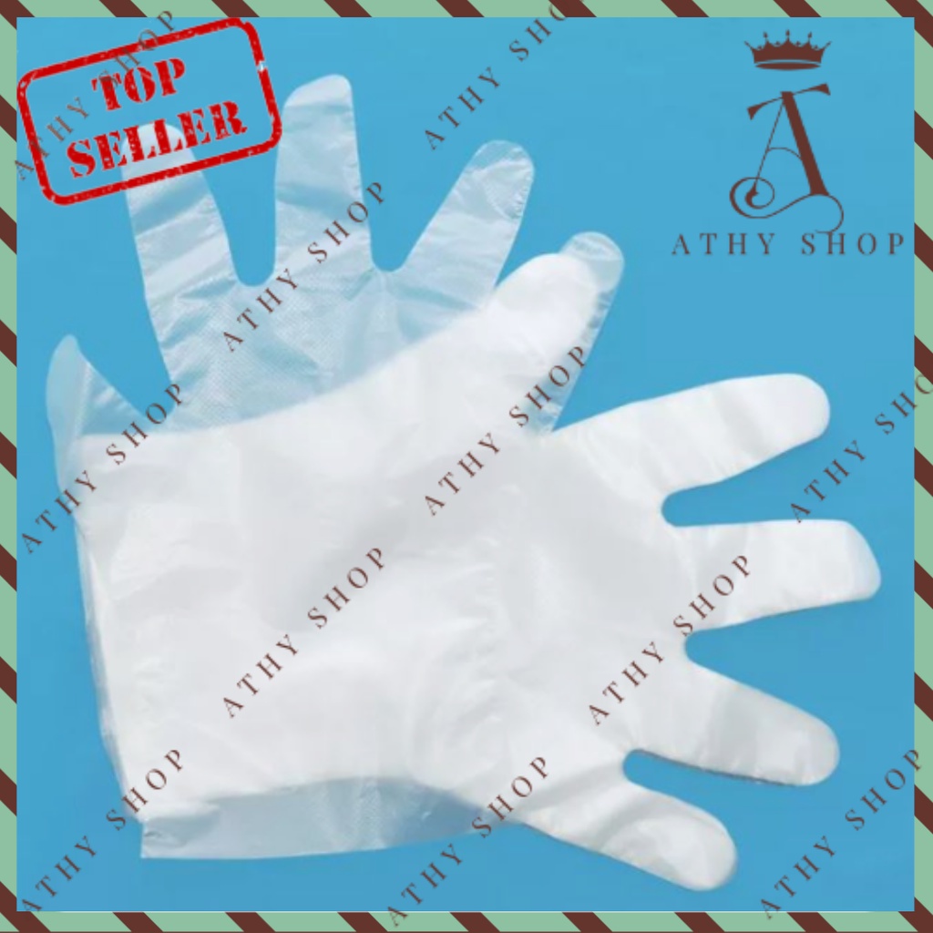 HỘP 36 BAO TAY NILON DÙNG 1 LẦN, bao tay làm bếp tiện lợi, nylon gloves, bao tay sử dụng một lần bao tay lột vỏ tôm cua