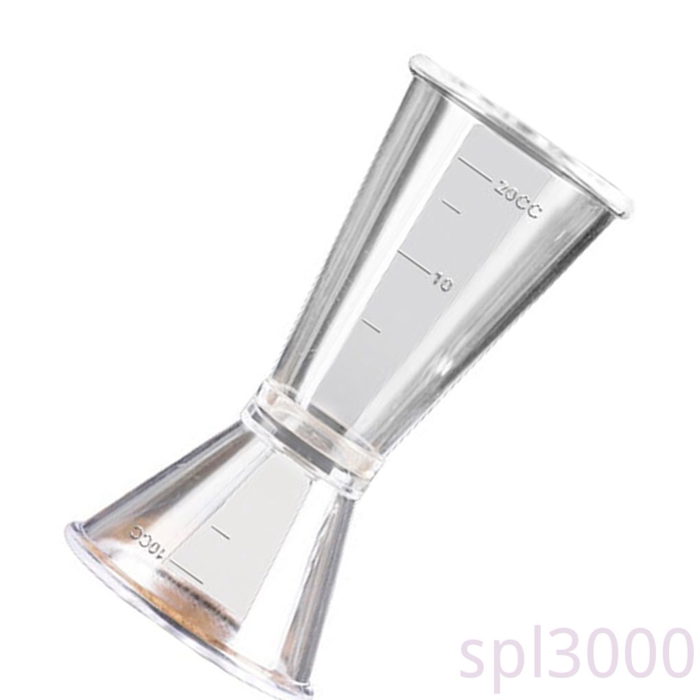 Cốc đong bằng nhựa trong suốt dùng cho pha chế gia đình/quán bar tiện lợi