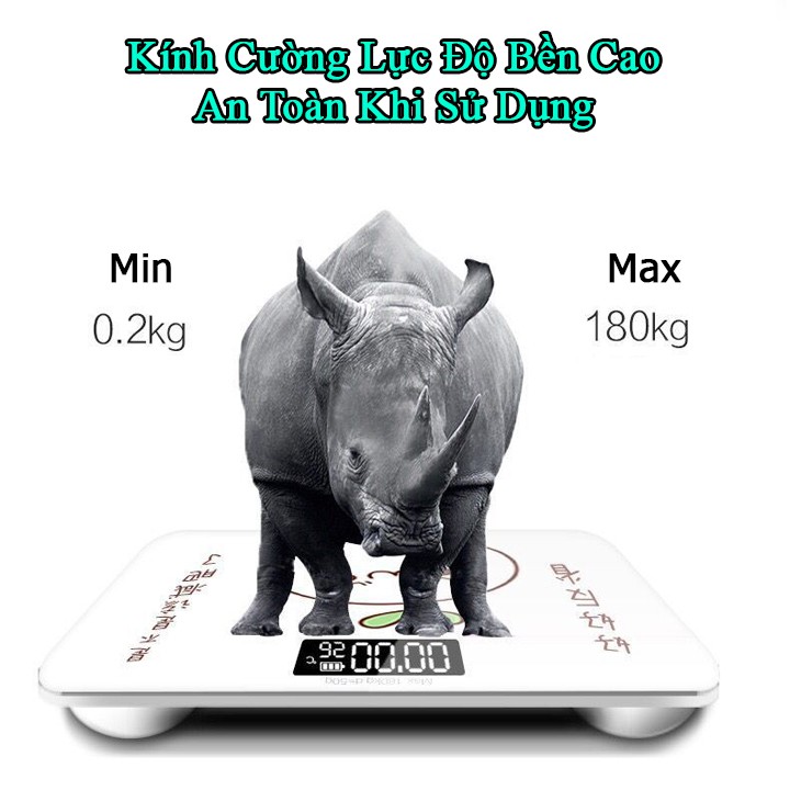 Cân điện tử sức khỏe hình meme dễ thương 0,2kg-180kg, cân sức khỏe có hỗ trợ sạc pin tiện lợi cho gia đình