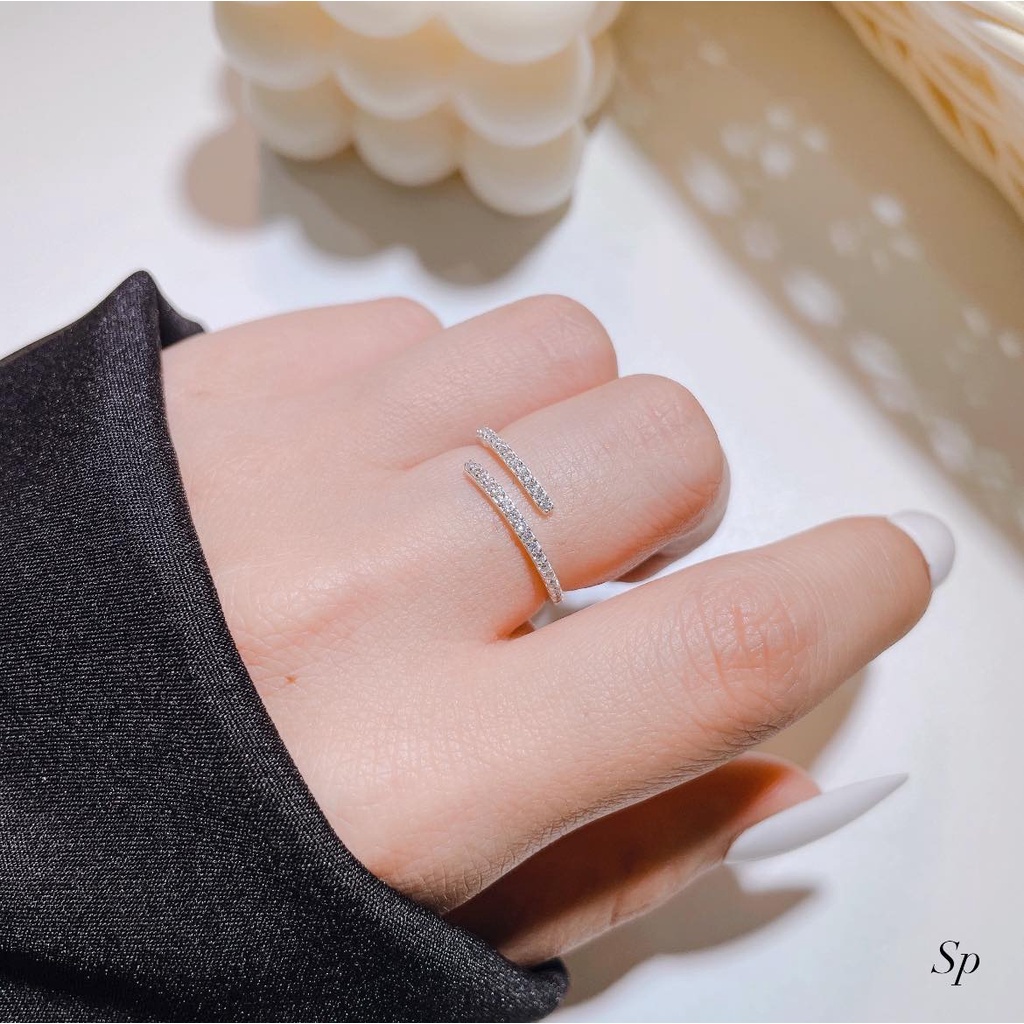 NHẪN CHÉO BẠC TA