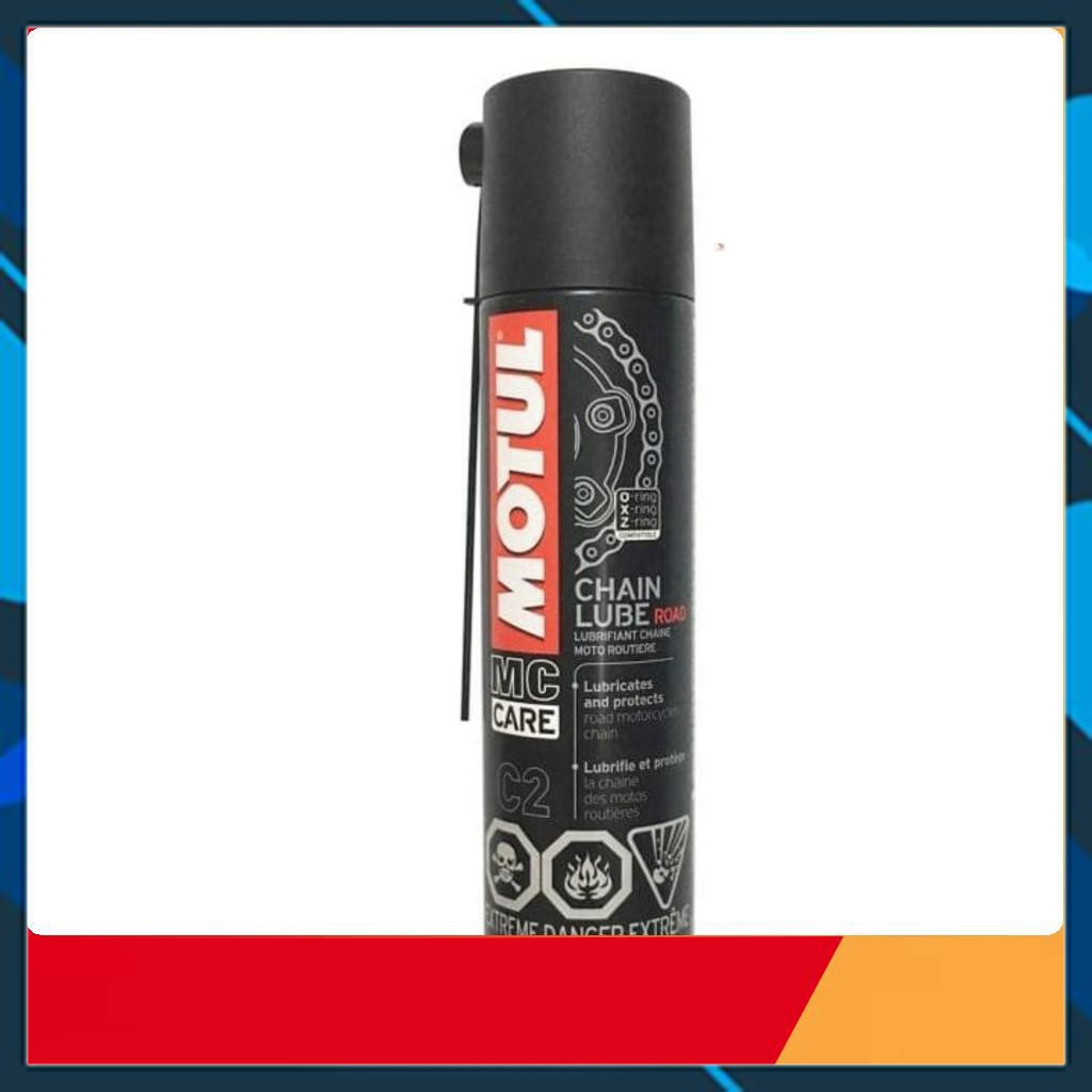 Chai xịt sên dưỡng sên Motul Chain Lube C2 400ml