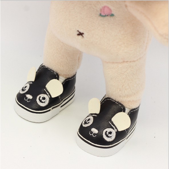 Giày hình gấu trúc cho doll 20-22cm