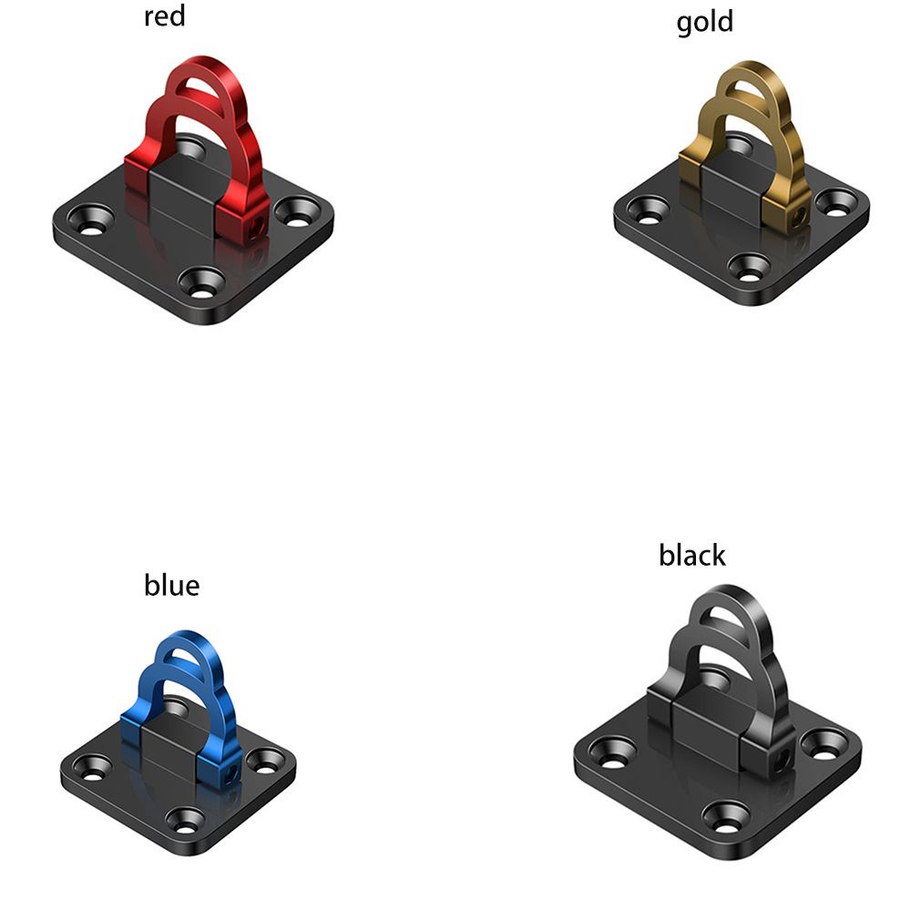 Móc cần câu cá bằng hợp kim nhôm gấp gọn siêu bền nhiều màu sắc tiện dụng