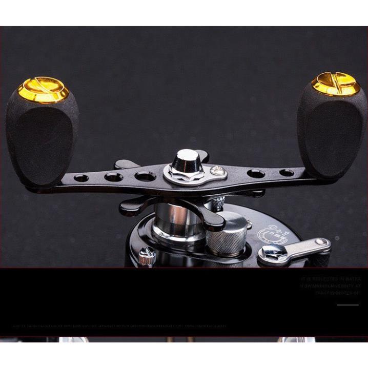 Máy Câu Ngang Tay Trái AQ Máy Câu Cá Biển Kim Loại Cao Cấp