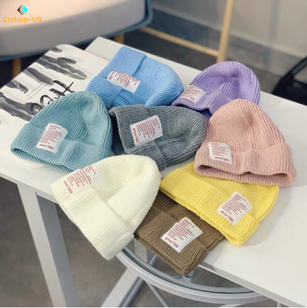 Mũ Len NAM NỮ Ulzzang Beanie Trơn MẪU MỚI 2022 GIÁ RẺ NHIỀU MÀU MN23