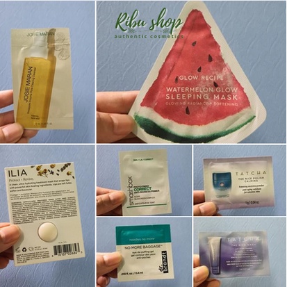 Tổng hợp các sample dưỡng da, tóc lẻ gói, đồng giá chỉ từ 5k - Ribu shop
