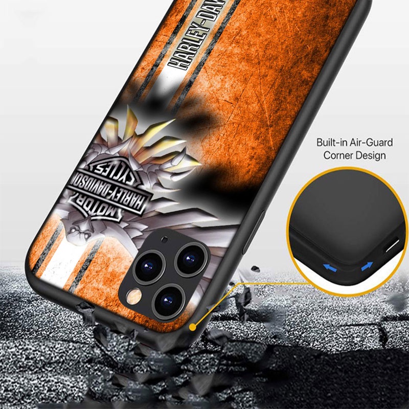 Ốp Điện Thoại Họa Tiết Harley Davidson Cho iPhone 5 5S 6 6S 7 8 11 Pro Max Plus SE XR IJ65