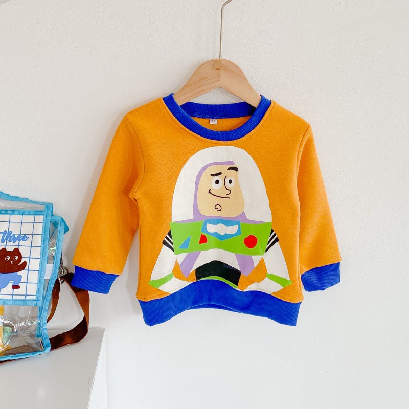 Áo Sweater Dài Tay Họa Tiết Hoạt Hình Xinh Xắn Dành Cho Bé Gái