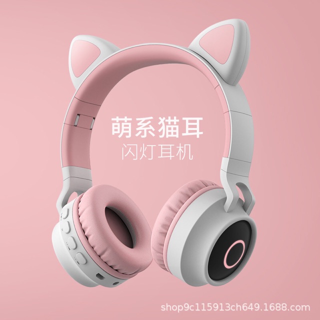 [ORDER] TAI NGHE MÈO BLUETOOTH - CAT HEADPHONE ĐÈN LED RGB