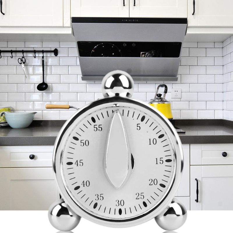 Đồng Hồ Hẹn Giờ Nấu Ăn 60 Phút Thiết Kế Nhỏ Gọn Tiện Dụng Cho Nhà Bếp
