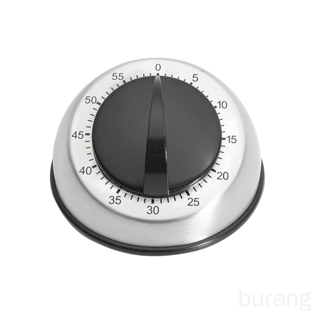 Đồng hồ hẹn giờ nấu ăn 60 phút bằng thép không gỉ