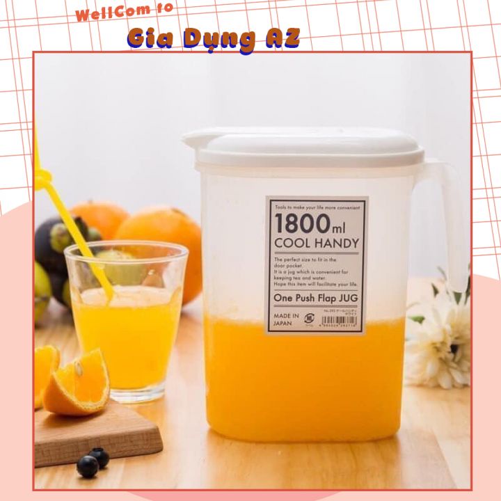 Bình đựng nước bằng nhựa cao cấp chịu nhiệt cao dung tích 1800 ml PVN17356