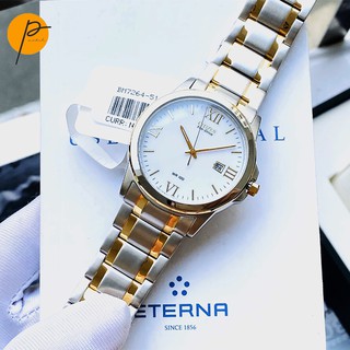 Đồng hồ nam CITIZEN Eco Drive BM7264-51A Silver Dial Two-tone Stainless Steel Mens Watch.