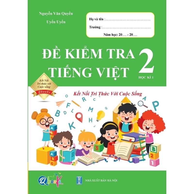 Sách - (Combo 2 tập) Đề Kiểm Tra Tiếng Việt 2 - Kết Nối Tri Thức Với Cuộc Sống