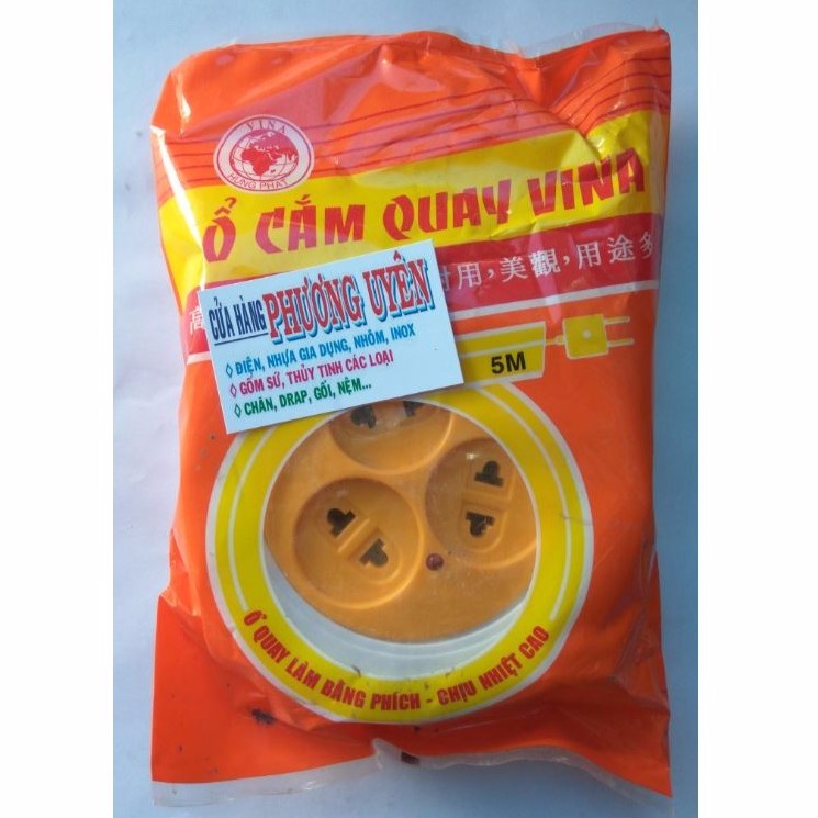 Ổ điện quay VINA, điện sáng 5 8 10 MÉT DÂY