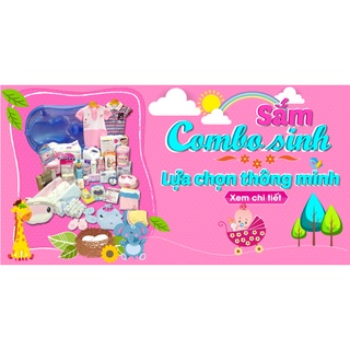 Combo đồ sơ sinh trọn gói đầy đủ SIÊU tiết kiệm cho mẹ và bé 33 món link1