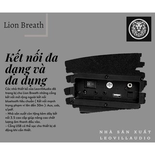 [Lion Breath] Loa Bluetooth Di Động - BASS CỰC CĂNG