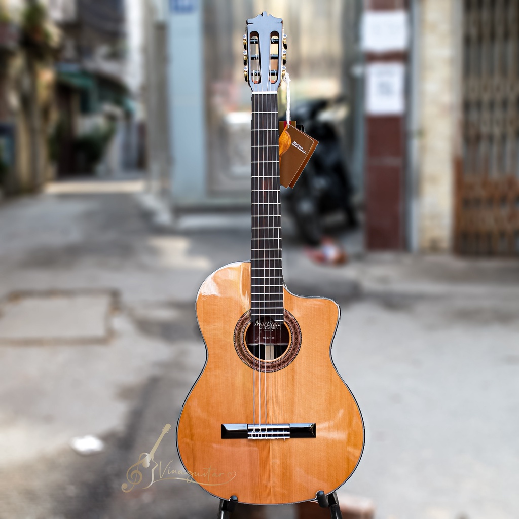 Đàn Guitar Classic Martinez MC-58CE - Tích hợp EQ Fishman Chính Hãng- VinaGuitar Phân Phối Chính Hãng