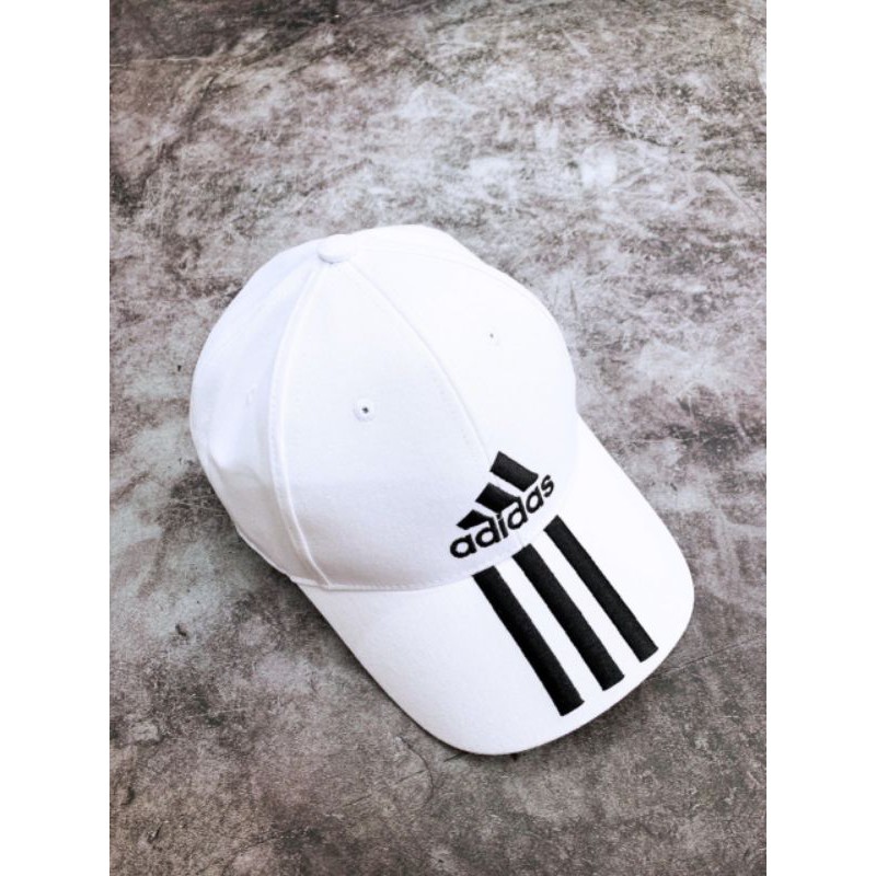 NÓN MÀU TRẮNG 3 SỌC