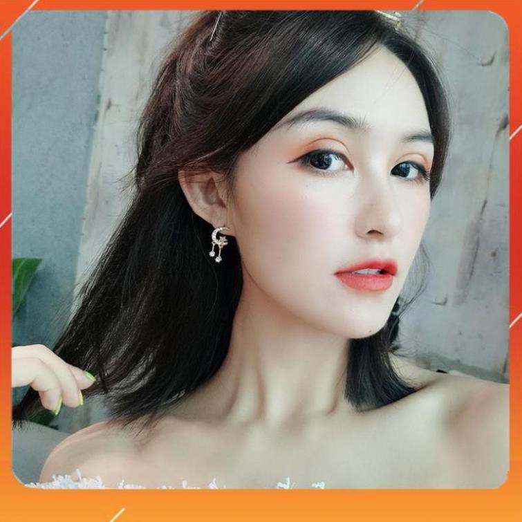 [CHẤT NHƯ NƯỚC CẤT] 🔥 Bông tai sát tai hình trăng, sao phong cách Hàn Quốc siêu Cute - Hoa tai BT61